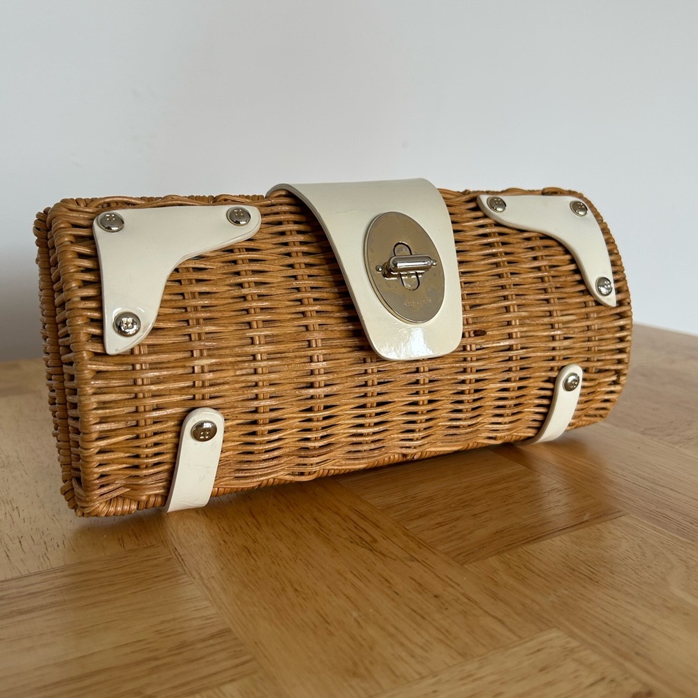 Kate Spade Wicker Clutch - Picture 3 of 10